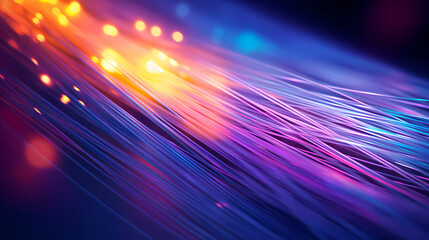 Optical fiber abstract background - material internet technology
