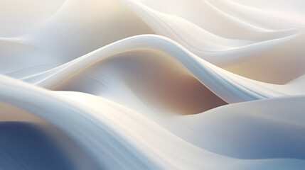 Digital white fantasy wave curve abstract graphic poster web page PPT background