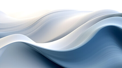 Digital white fantasy wave curve abstract graphic poster web page PPT background