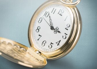 old antique retro classic clock. - 773635332