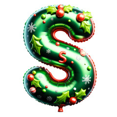 alphabet christmas balloon - 19