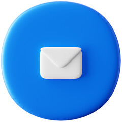 3D Icon Inbox Illustration