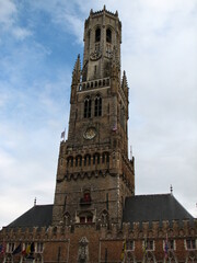Fototapeta na wymiar Belgian Clock Tower