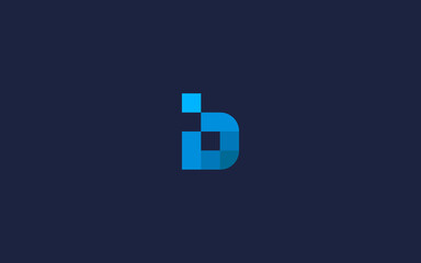 letter b with pixel logo icon design vector design template inspiration © Dar Wan 