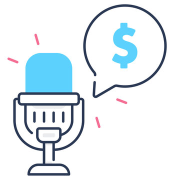 Podcast Finance Icon