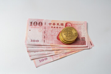Taiwanese dollar banknote - 773647518