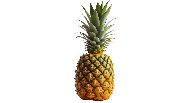 Fresh whole pineapple with a textured skin