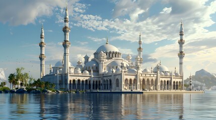 Mosques Worldwide: Global Diversity and Beauty ai image
