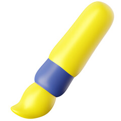 3D Icon Paintbrush Illustration