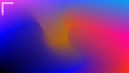 Classic mesh gradient of orange purple blue and dark colors presentation background
