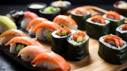 Excellent sushi that is both fresh and healthful.