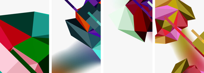 Minimal geometry. Circle, line and square design. Trendy techno business template for wallpaper, banner, background or landing