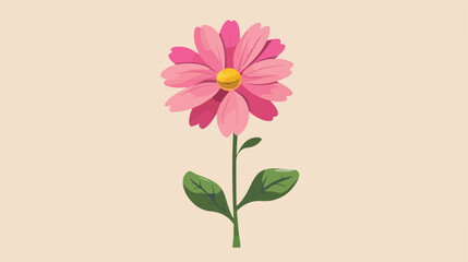 Flower vector icon illustration design flat cartoon