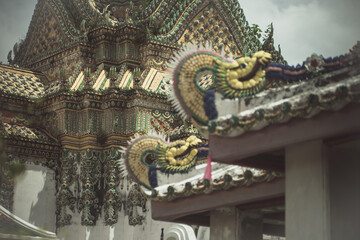 Fototapeta premium thai temple roof