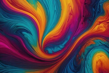 Obraz premium Abstract Vibrant Gradient Colour Wallpaper Background