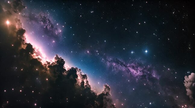 The Small Magellanic Cloud Galaxy exploration on deep space. Flight Into The Small Magellanic Cloud Galaxy or Nubecula Minor