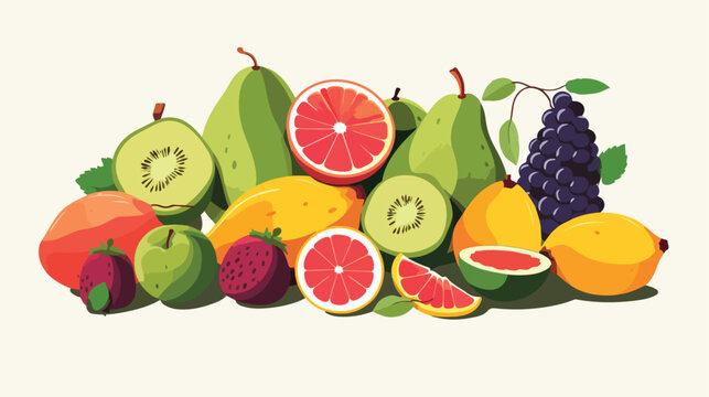 Fruit icon image flat cartoon vactor illustration i