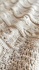 Step-by-step Visual Guide to Crocheting an Intricate LZ Pattern - obrazy, fototapety, plakaty