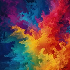 Abstract Vibrant Gradient Colour Wallpaper Background