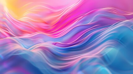 Dynamic and immersive, a cascade of vibrant colors creating a fluid and energetic gradient wave, capturing the essence of motion in an abstract setting.