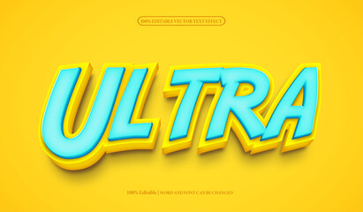 Ultra editable premium 3d vector effect