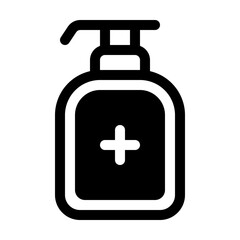 Fototapeta premium Antiseptic Glyph Icon