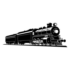 Obraz premium Illustration of a sketch of train