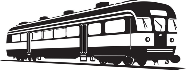 train on a white background