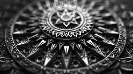 Ultra-Sharp Mandala: The Epitome of Relaxing Perfection

