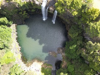 A beautiful New Zealand waterfall 
