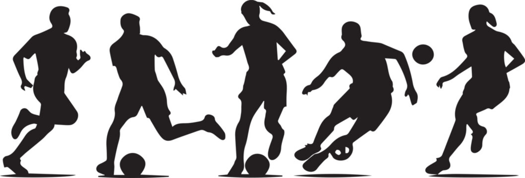 Black and white sketch of football plaing 