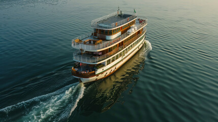 The Giant on Waters: Ultra-High-Definition Tourist Boat