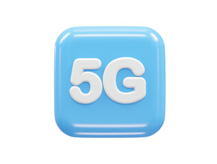 5g icon rendering 3d illustration element