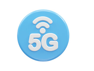 5g icon rendering 3d illustration element