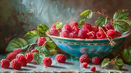 Ripe Raspberries: Vibrant Red Fruit Perfect for Culinary Creations
