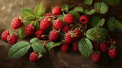 Fresh Raspberries: Juicy Red Berries Ready for Delicious Consumption