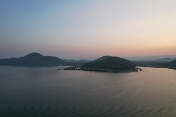 Naklejka premium シーナカリンダム Srinagarindra Dam เขื่อนศรีนครินทร์