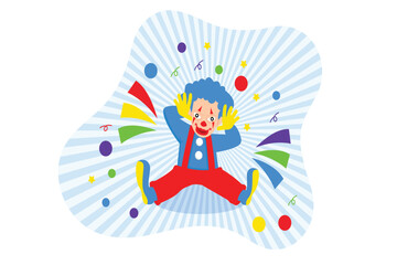 April Fools Flat Design Illustration