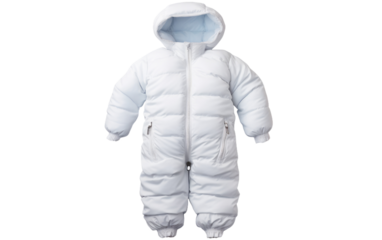 Functional Kids' Snow Suit Isolated on Transparent Background