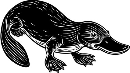 platypus iconr  animal and svg  file