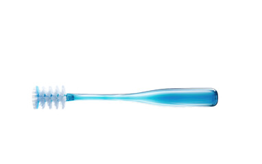 Soft Bristle Toothbrush Isolated on Transparent Background