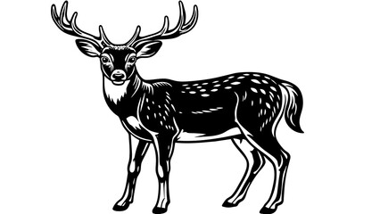 deer vector  illustration