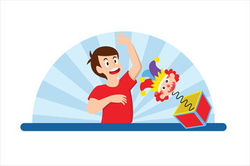 April Fools Flat Design Illustration