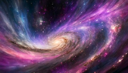 colorful galaxy background - space background astronomy designs - depth of space - generative ai