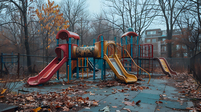 Abandoned Playground Images Browse 7 933 Stock Photos Vectors and