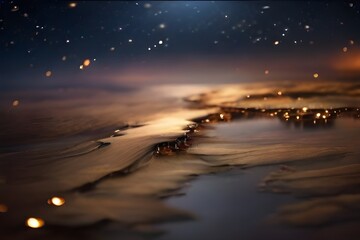 Default Beautiful Full HD Image of Stars in the Forest and Mountain






