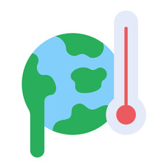 Global Warming Icon