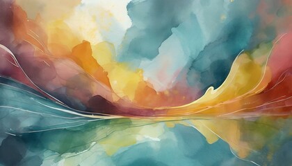 abstract watercolor background with watercolor