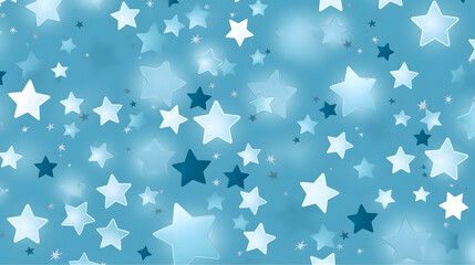 Digital blue and white star pattern abstract poster web page PPT background