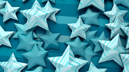 Digital blue and white star pattern abstract poster web page PPT background